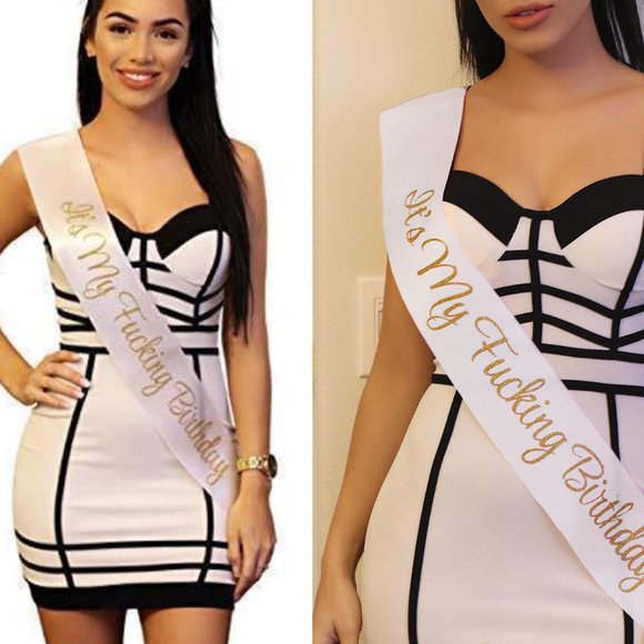 It's My F****g Birthday Sash - Picture 1 of 1